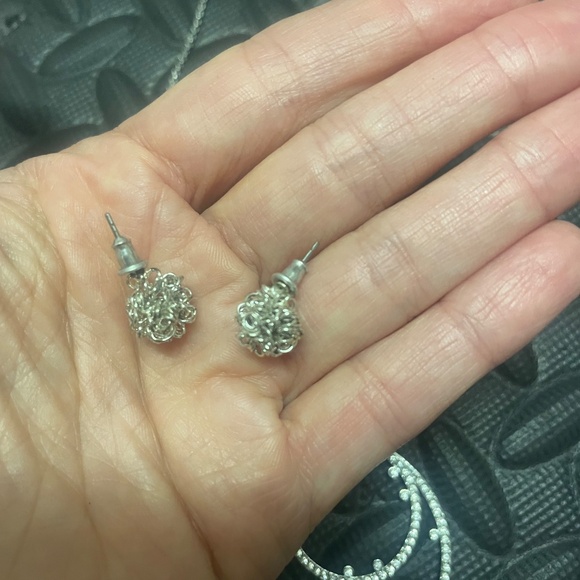 ✨ Swarovski Crystal Jewelry Set – Double Circle Pendant + Small Circle + Earring - Picture 4 of 4